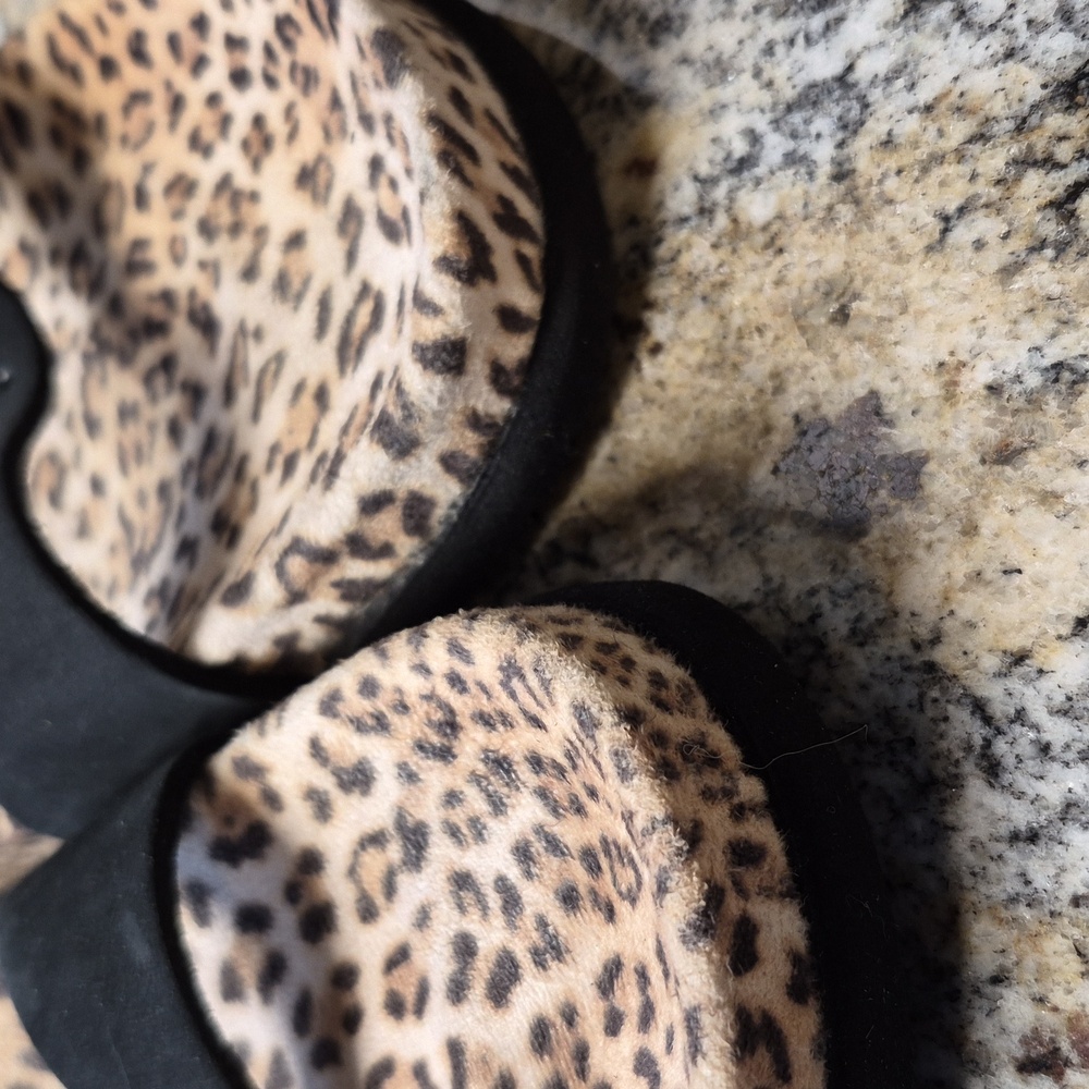 MEPHISTO Y2K Leopard IDELIA Walkers 37 US7.5 Black - Picture 3 of 9